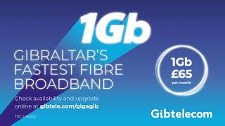 1Gb Fibre Broadband by Gibtelecom