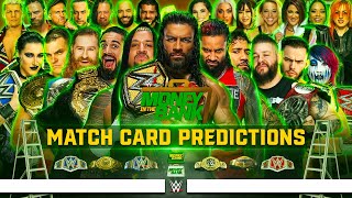 WWE Money in the Bank 2023 - Card Predictions [v2]