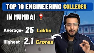 Top 10 Engineering Colleges in Mumbai | 2.1 Crore Placement 🔥 | Ranking | Fee | A to Z Info