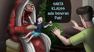 ITU BUKAN SANTA! Misteri Sosok Seram Menjelang Natal #HORORMISTERI | Kartun Hantu, Animasi Horror
