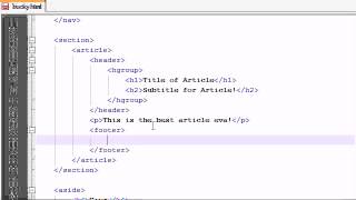 HTML5 Tutorial 4 Adding the Meat!