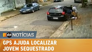 Jovem sequestrado em SP é encontrado por mãe pelo GPS do celular | SBT Notícias (15/02/22)