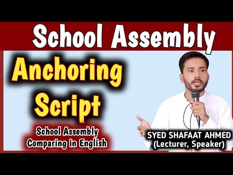 School Morning Assembly Script/school Assembly Comparing Script/morning ...