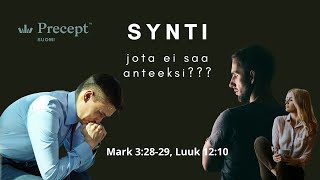 Synti jota ei saa anteeksi (Mark 3:28-29, Luuk 12:10)