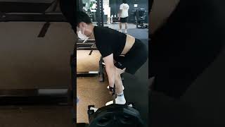 [1분운동] 데드리프트 100kg 10X10 첫세트와 막세트의 차이