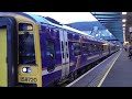 scot rail class 158 departing edinburgh haymarket 16 12 15