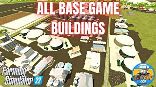 ALL BUILDINGS IN GAME - Farming Simulator 22