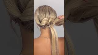 Updo For Beginners: Simple And Easy #braidhairstyle #hairstyleinspo #hairtutorial