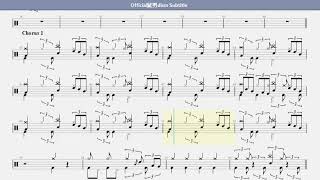 Official髭男dism Subtitle ドラム