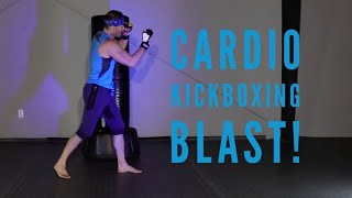Ep. 265: Cardio Kickboxing BLAST at Home [Full Class/NO bag needed] 1780 Fitness and Martial Arts