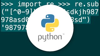 Removing all non-numeric characters from string in Python