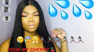 STORYTIME- WHEN MY CHERRY WAS POPPED  FT CRANBERRY  HAIR REVIEW