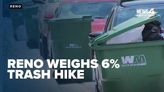 Reno to consider 6% increase to Waste Management fee, leading to higher trash bills