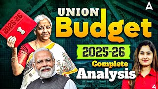 Union Budget 2025-26 | Union Budget 2025 Complete Analysis By Pinki Mam