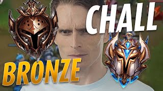 She's bronze but wants to be challenger.. And somehow surprised me?!