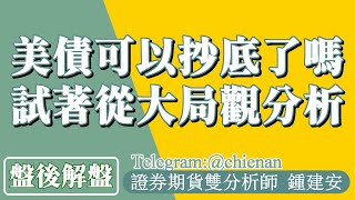 20241226【美債可以抄底了嗎 試著從大局觀分析】鍾建安盤後解盤