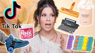 ALL THE CRAZY ITEMS TIKTOK MADE ME BUY! (you might need too!)