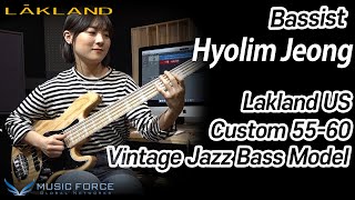 Lakland US Custom 55-60 Active Vintage Jazz Bass Demo 'Funky D' by Bassist ‘정효림’ (Hyolim Jeong)