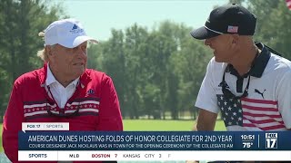 Jack Nicklaus in town to kick off the 2nd annual Folds of Honor Collegiate
