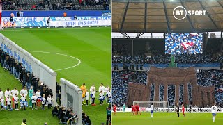 Hertha Berlin's incredible display for 30th anniversary of Berlin Wall collapse