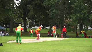 Seon Daniels bowling Guyana Inter County Match  8.29.21