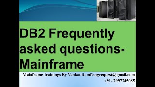 DB2 Frequently asked questions_Mainframe COBOL