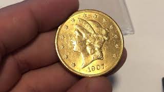 1907 Gold $20 coin