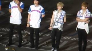 130728 [Fancam] SS5 Day 2 Ending Ment (HenKyu Focused)