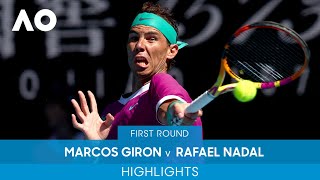 Marcos Giron v Rafael Nadal Highlights (1R) | Australian Open 2022