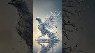 Birds+liquid incredible animal fusion #trending #entertainment #shortvideo #facts #hybrid