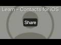 Share Contacts & Lists - Apple Contacts for iOS Tutorial
