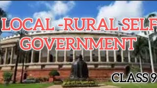 Rural-Local Self government|Civics #9ICSE