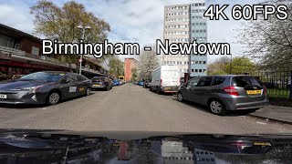 Birmingham Newtown 4K 60FPS Extremely Beautiful Drive