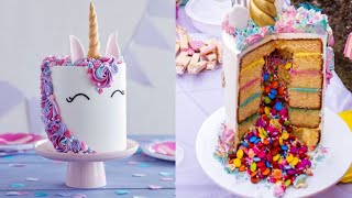 How to make Unicorn Cake | Inside Out Surprise Cake | Pinata Cake | My Birthday Cake😍