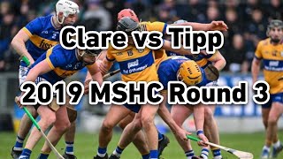 Clare vs Tipperary 2019 Munster Hurling Championship Round Robin