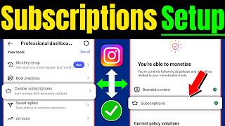 Instagram Subscription Kaise Set Up Kare 2026 | How To Enable Subscribe Button On Instagram