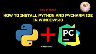how to install python and pycharm ide windows10 2019