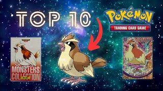 The 10 Most Expensive Pidgey Pokémon Cards 👀 #pidgey #top10 #pokemoncards