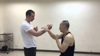 08032016 詠春過手擸手封手出拳技巧訓練(Wing Tsun Sparring Lap Sau with Blocking Hand Punching Technique Training)