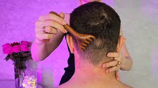 ASMR intense head scratching / Scalp and nape tingles / No talking