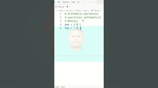 Python Tutorial For Beginners / Python learn / Arithmetic Operations Mathematical Modulus Tag