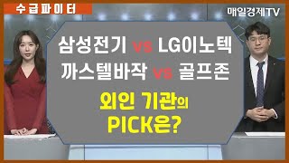 [수급파이터] 삼성전기 VS LG이노텍 까스텔바작 VS 골프존 외인 기관 탑픽은? / 매일경제TV