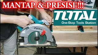 CIRCULAR SAW TOTAL 7 Inch TYPE TS1141856-MANTAP PRESISI TERJANGKAU DAN BERGARANSI