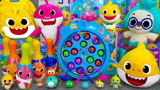 117 Min BABY SHARK - Satisfying Unboxing Cute Pinkfong Baby Shark Spin Master Games Playset(ASMR)