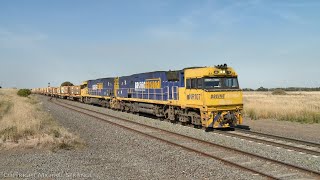 5MP2 Pacific National Steel Train (1/4/2021) - PoathTV Australian Railways