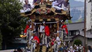 秩父川瀬祭2013年　東町屋台　7月20日