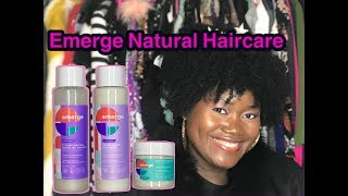 Emerge Affordable Natural Haircare Unboxing \u0026 Review! Is it Worth It?