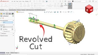 Solidworks Revolved Cut Tutorial for Beginners