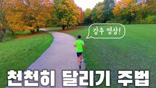 강추! 썬코치 주법으로 천천히 달리기 | 천천히 달리는 주법 자세 연습