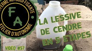 Faire de la lessive de cendre gratuite en 5 étapes